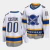 sabres custom white 2021 reverse retro men jersey