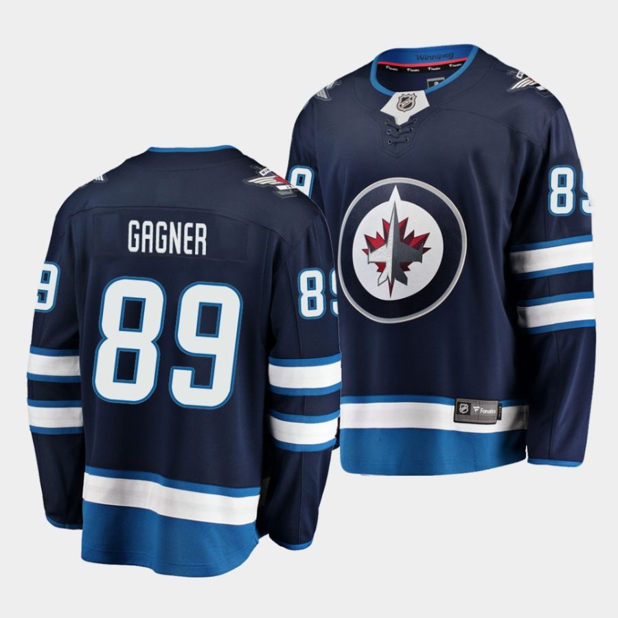 sam gagner jets navy home breakaway player jersey