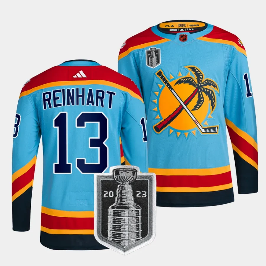 sam reinhart panthers blue 2023 stanley cup final reverse retro authenticjersey