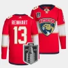 sam reinhart panthers red 2023 stanley cup final authentic primegreen homejersey