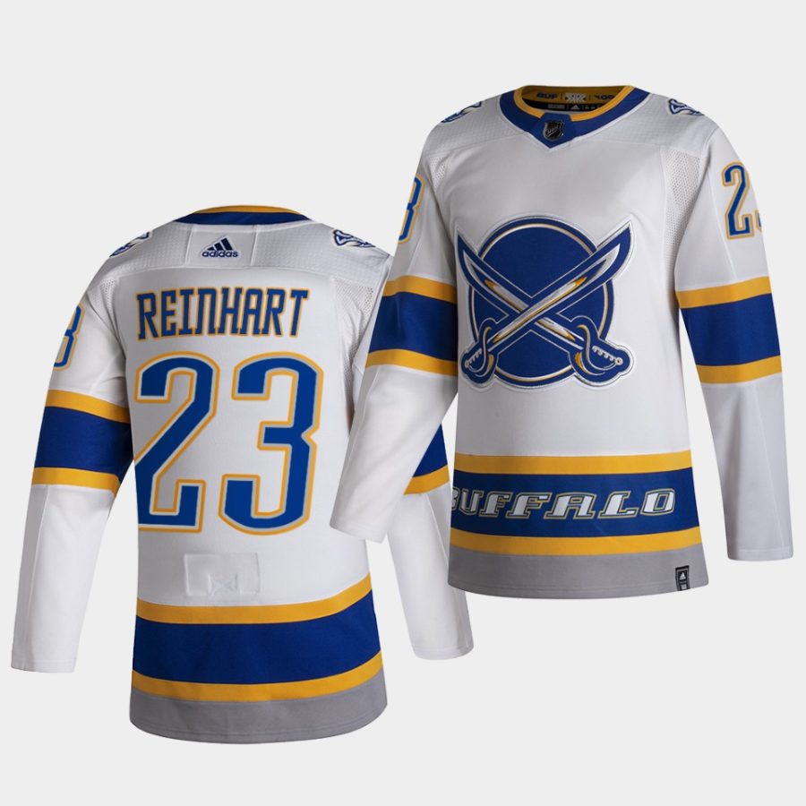 sam reinhart sabres white 2021 reverse retro special edition jersey