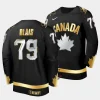 sammy blais canada 2023 champions du monde gold trophy black jersey