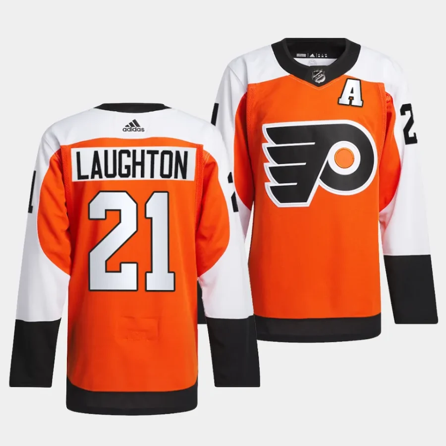 scott laughton flyers burnt orange 2023 24authentic home jersey