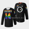 sean couturier flyers fueled by philly 2023pride black jersey