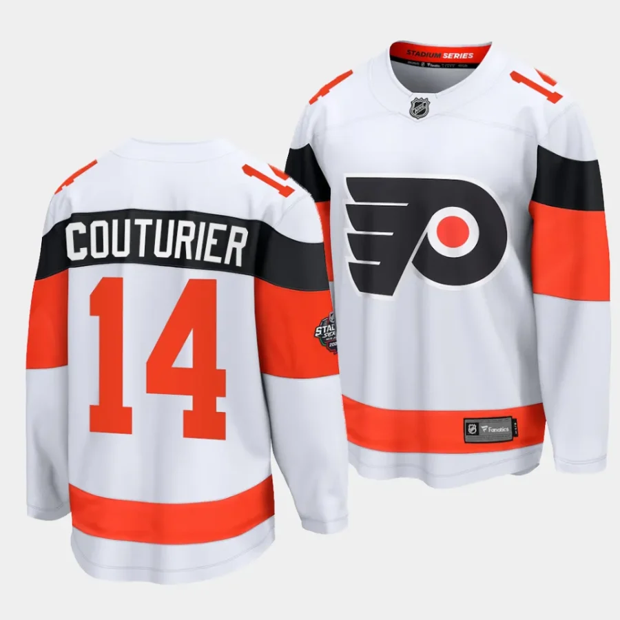 sean couturier flyers white 2024 nhl stadium series breakaway player jersey