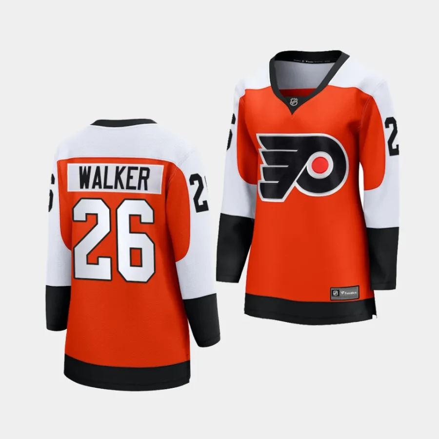 sean walker flyers burnt orange home women jerseys