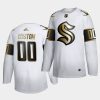 seattle kraken custom golden edition white limited jersey