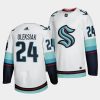 seattle kraken jamie oleksiak 2021 22away white authentic jersey