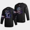 seattle kraken kraken iridescent hwc collection black 2021 limited jersey