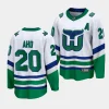 sebastian aho hurricanes white whalers premier breakaway jersey