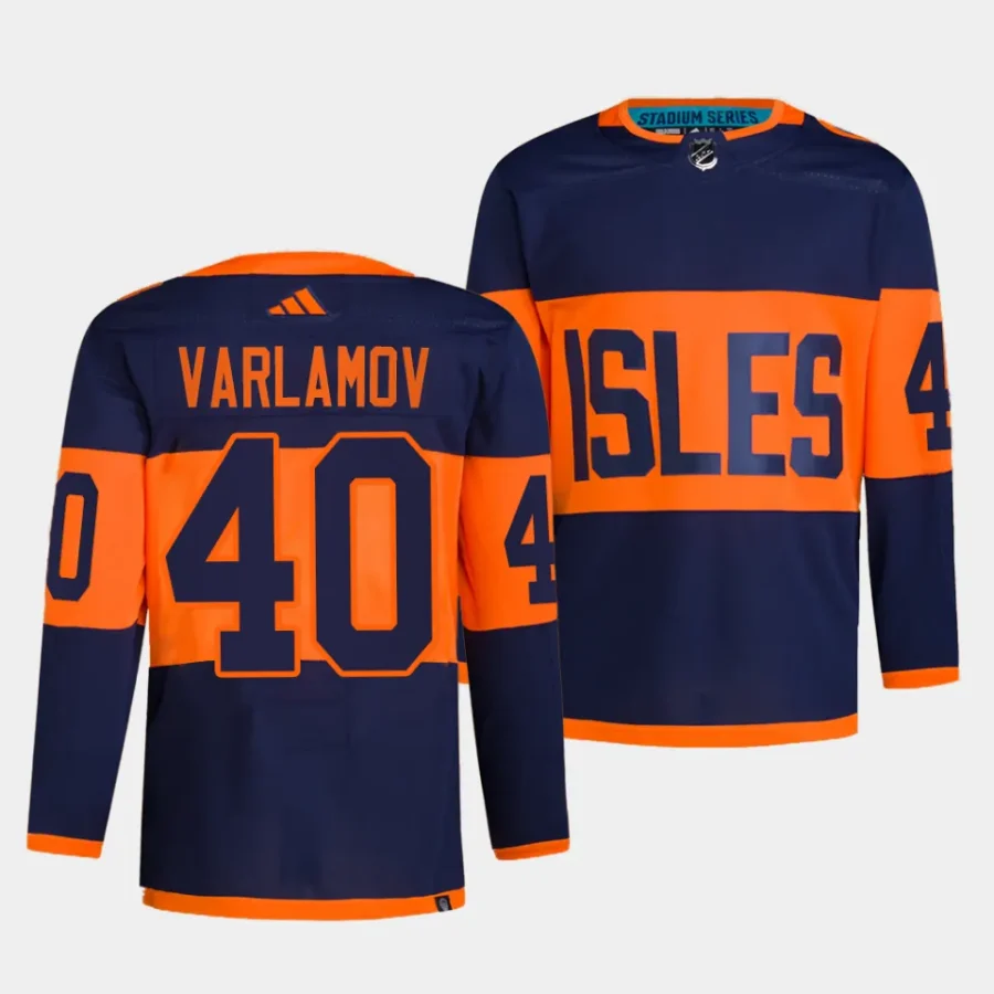 semyon varlamov islanders navy 2024 nhl stadium series authentic pro jersey