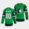 senators custom primegreen authentic green 2023 st. patricks day jersey