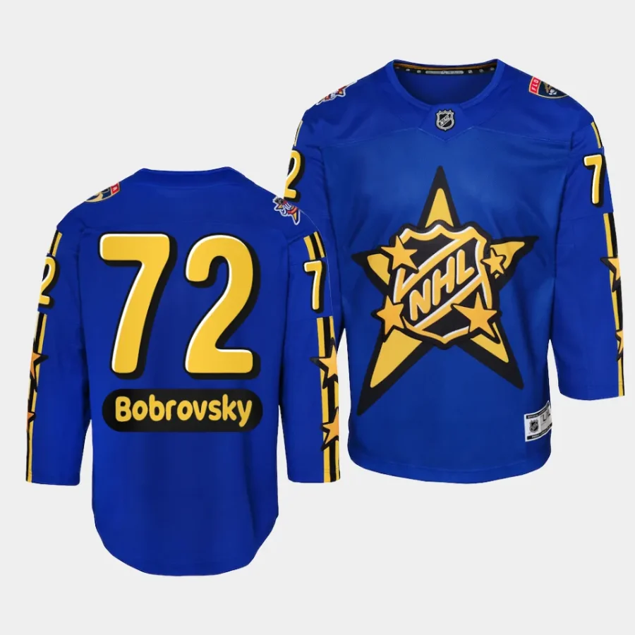 sergei bobrovsky panthers 2024 nhl all star game youth blue jersey