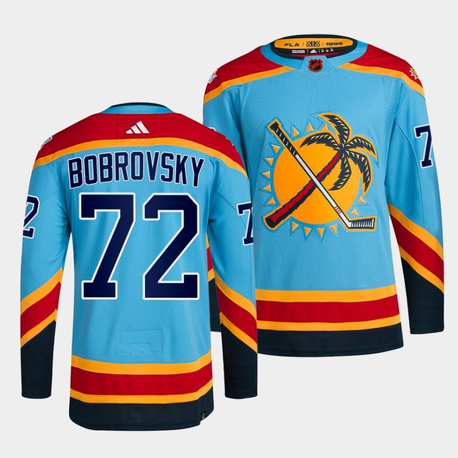 sergei bobrovsky panthers blue 2022reverse retro 2.0 authentic primegreen jersey