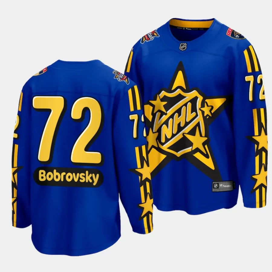 sergei bobrovsky panthers blue 2024 nhl all star game breakaway jersey