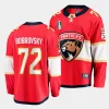 sergei bobrovsky panthers red 2023 stanley cup final home jersey