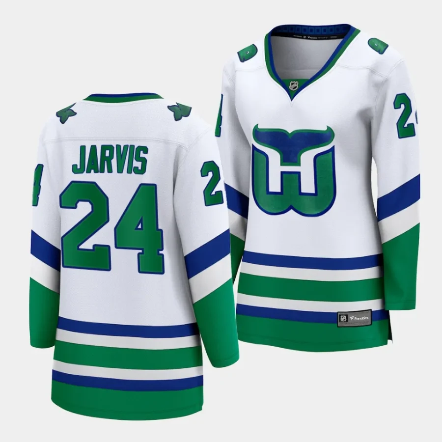 seth jarvis hurricanes white whalers women jerseys