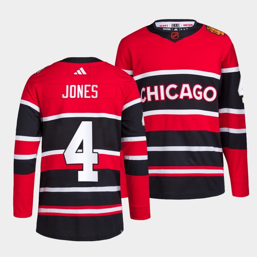 seth jones blackhawks red 2022reverse retro 2.0 authentic primegreen jersey