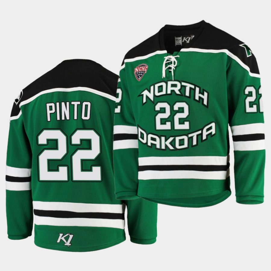 shane pinto nchc replica green college hockey jersey