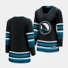 sharks black cali fin 3rd alternate women jerseys