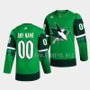 sharks custom primegreen authentic green 2023 st. patricks day jersey