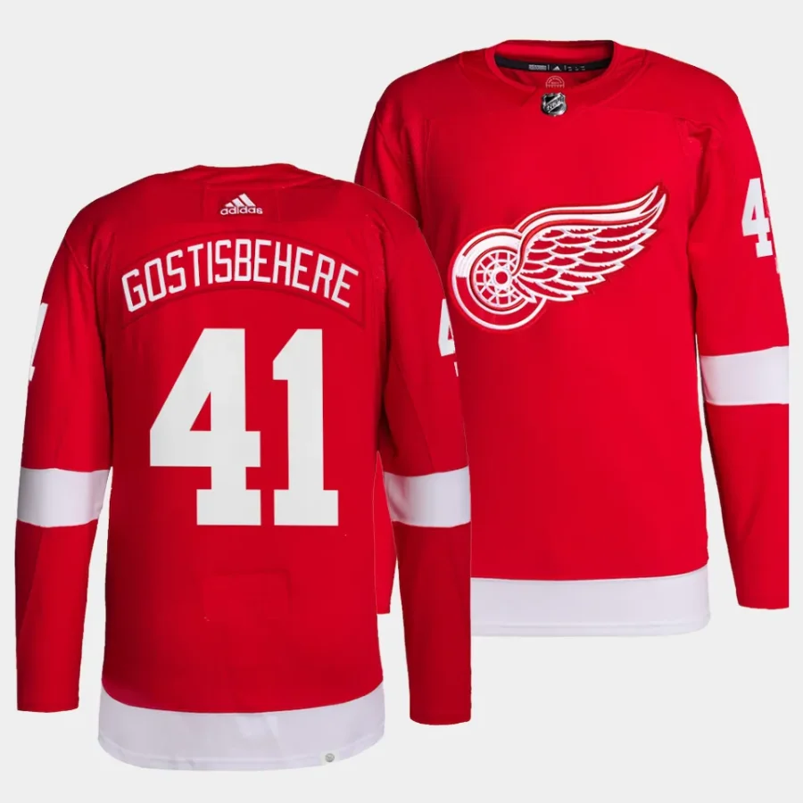 shayne gostisbehere red wings red home authentic pro primegreenjersey