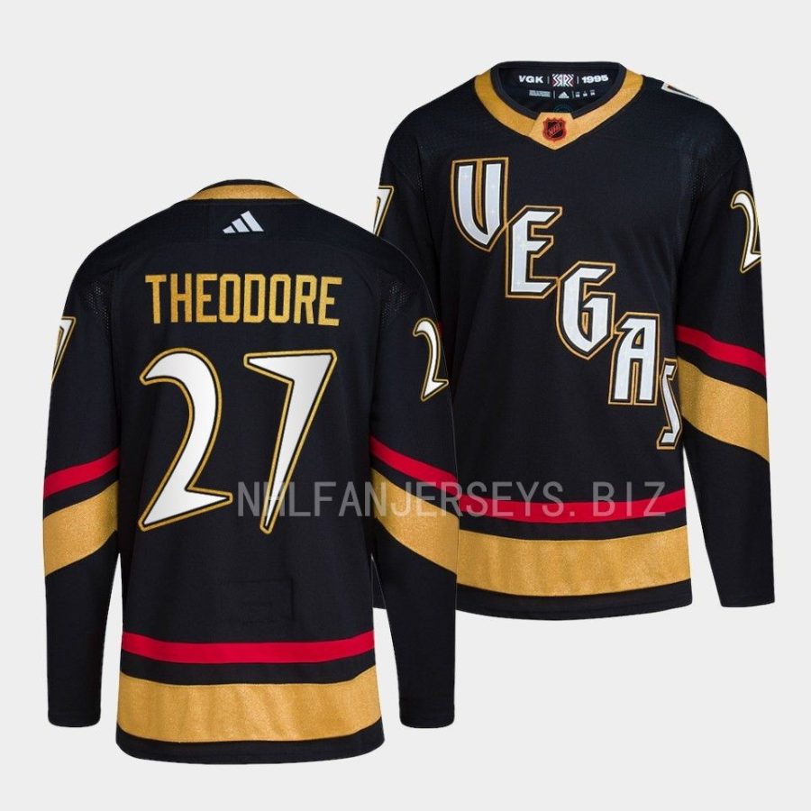 shea theodore golden knights black 2022reverse retro 2.0 primegreen authentic jersey