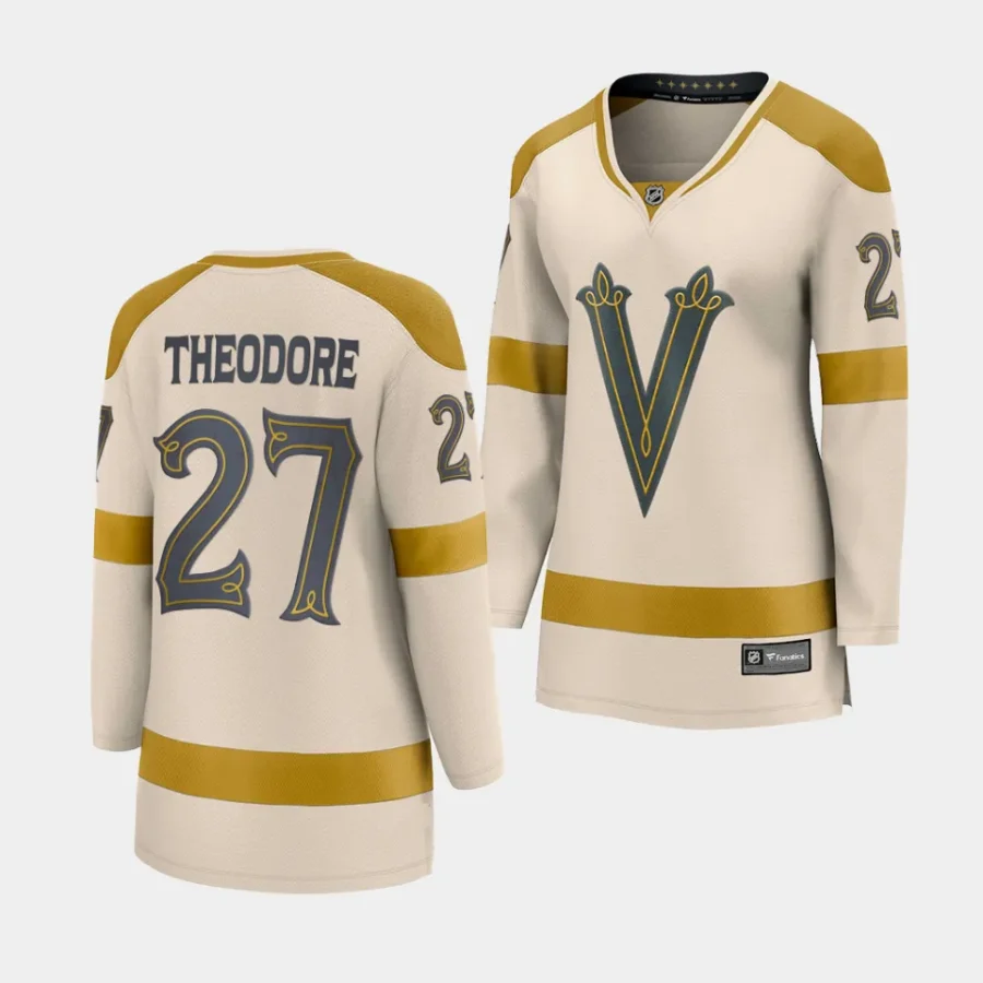 shea theodore vgk cream 2024 nhl winter classic women jerseys