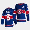 shea weber canadiens royal 2021 reverse retro special edition authentic jersey