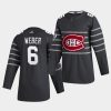 shea weber montreal canadiens gray 2020 nhl all star game jersey