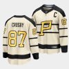 sidney crosby penguins cream 2023 winter classic player jersey