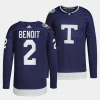 simon benoit maple leafs navy heritage classic primegreen authentic projersey