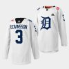 simon edvinsson red wings white 2023drw tigers night lca specialty jersey