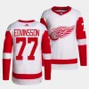 simon edvinsson red wings white away authentic pro jersey