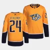 spencer stastney predators yellow home authentic pro jersey