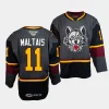 steve maltais chicago wolves ahl storm alternate grey 30th season jersey