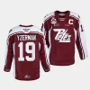 steve yzerman peterborough petes maroon 2023 ohl champions memorial cup jersey