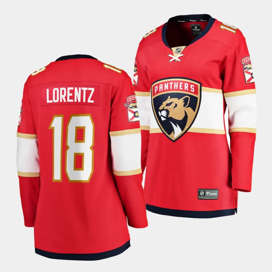 steven lorentz panthers red home women jerseys