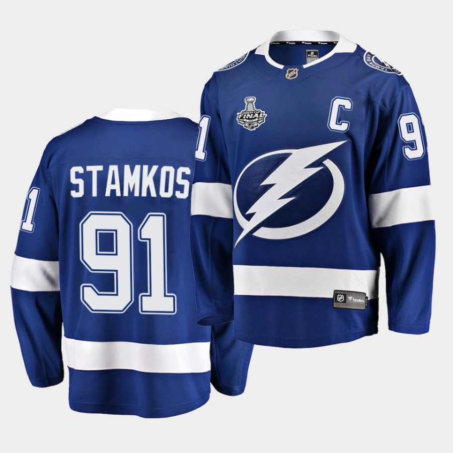 steven stamkos lightning 2020 stanley cup final bound blue home player youth jersey