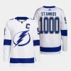 steven stamkos lightning white 1000 career games commemorative jersey