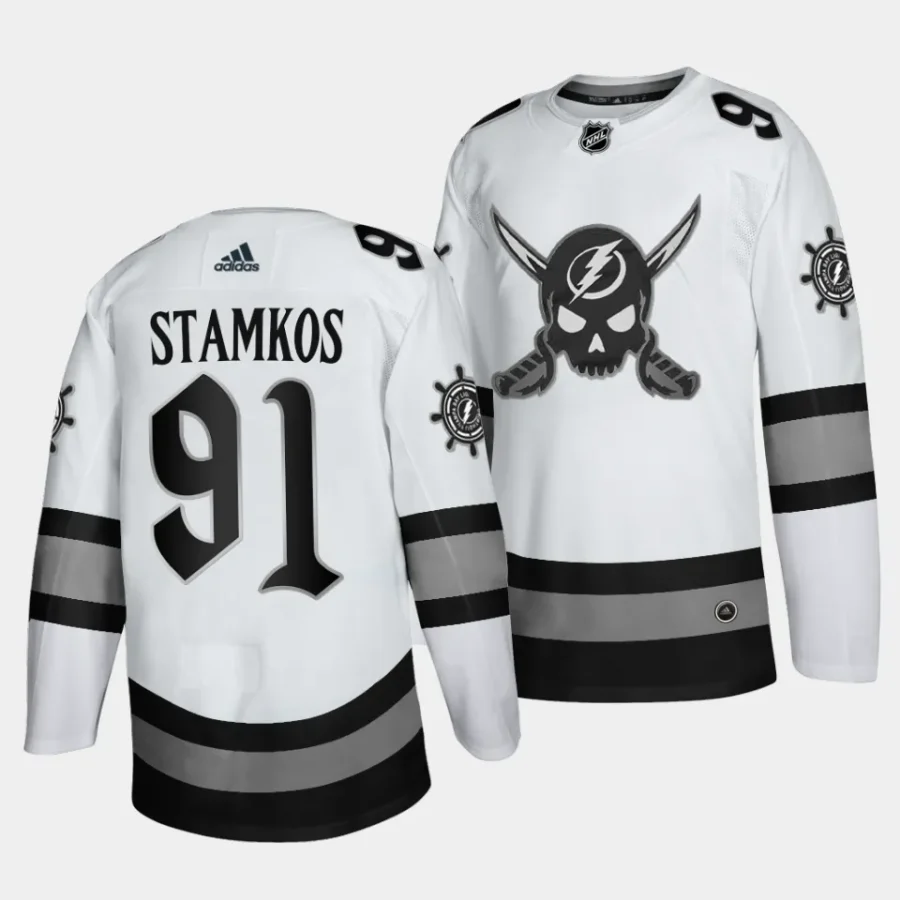 steven stamkos lightning white 2024gasparilla inspired limited edition jersey