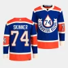 stuart skinner oilers royal 2023 nhl heritage classic primegreen authentic playerjersey