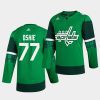 t. j. oshie capitals 2020 st. patricks day green jersey