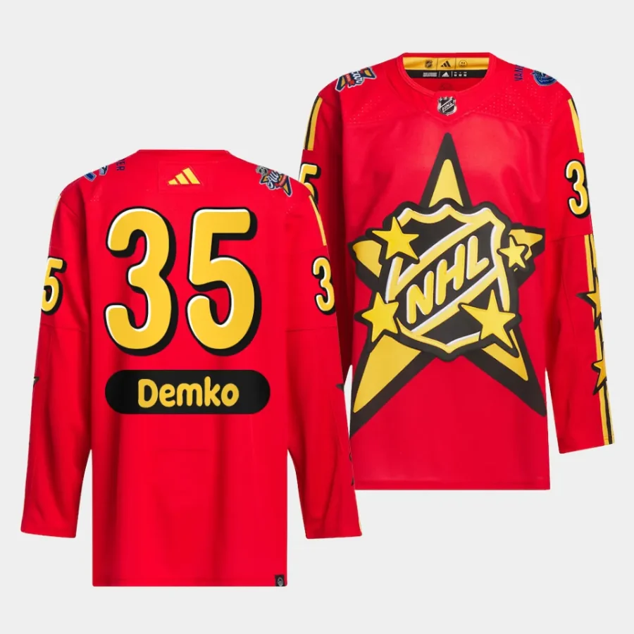 thatcher demko canucks red 2024 nhl all star game drew house primegreen authenticjersey