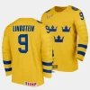 theo lindstein sweden 2024 iihf world junior championship yellow jersey