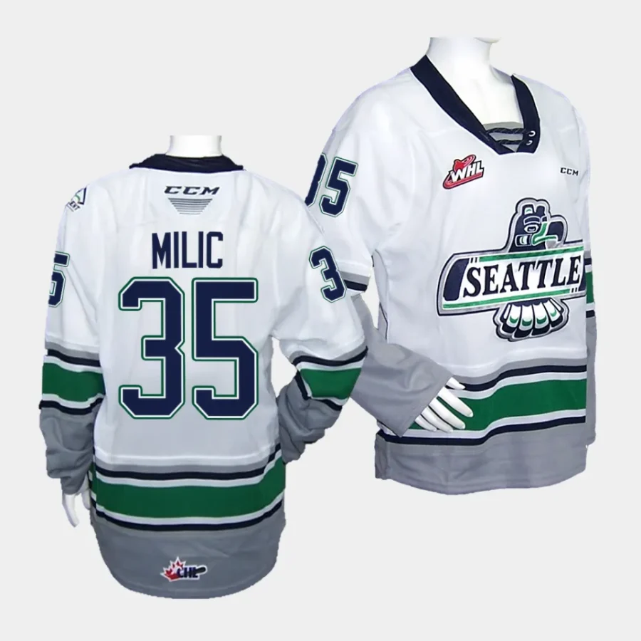 thomas milic seattle thunderbirds 2023 whl championship whitereplica jerseys