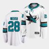 timo meier sharks white 2021 reverse retro 30th anniversary jersey