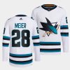 timo meier sharks white 2022 23away primegreen authentic jersey