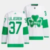 timothy liljegren maple leafs white 2024 st. patricks alternate primegreen authentic jersey