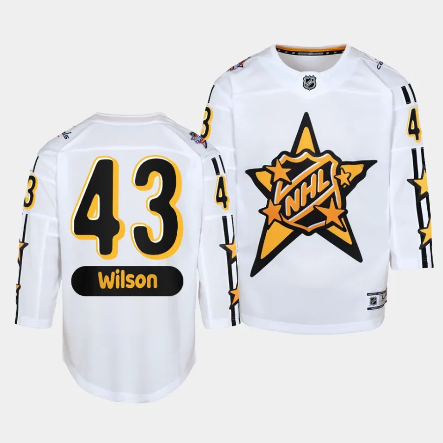 tom wilson capitals 2024 nhl all star game youth white jersey